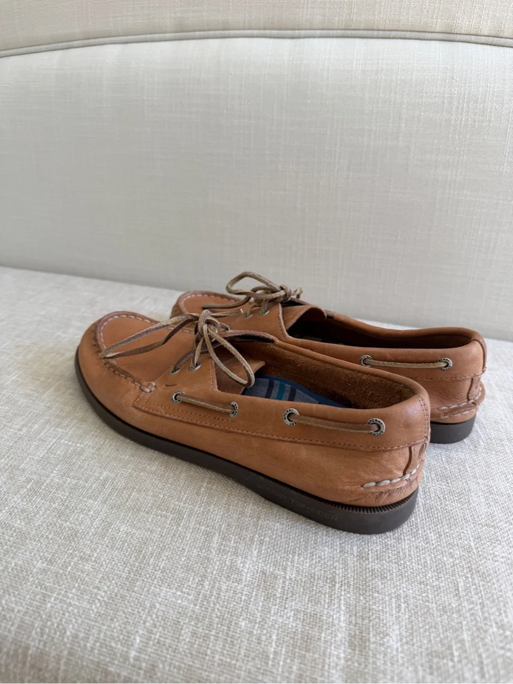 Sperry Brown Leather 2-Eye Boat Shoe
